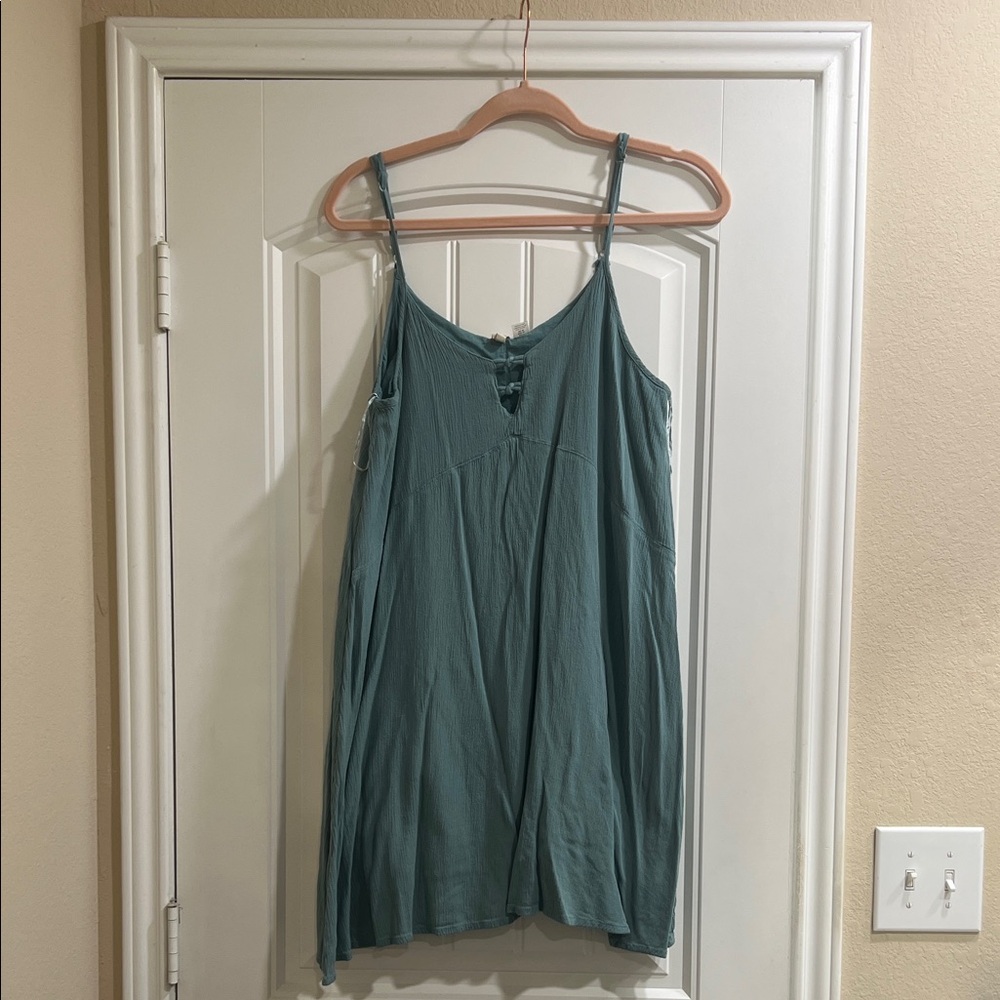 Roxy Teal Mini Dress